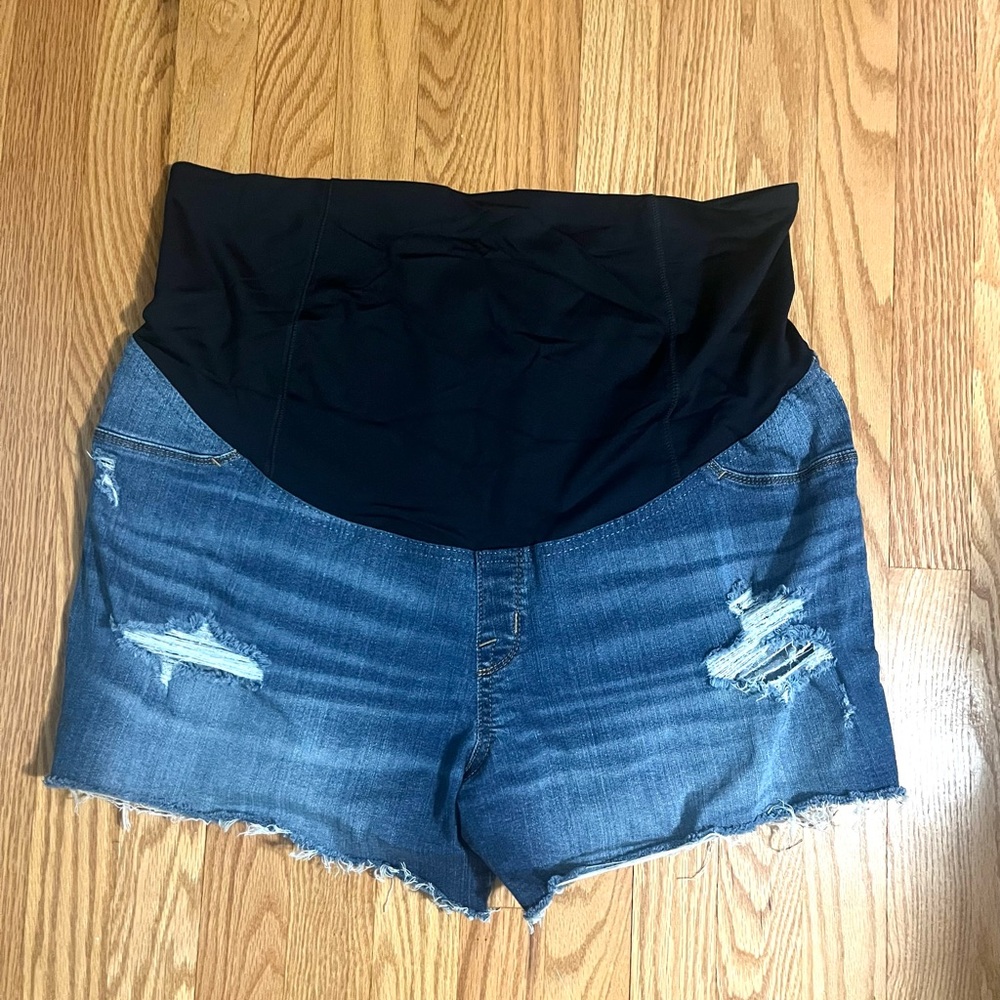Maternity Jean Shorts 16 (33)